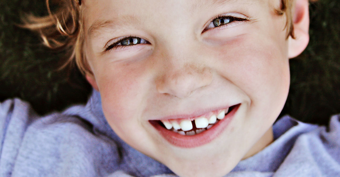 Smiling child.